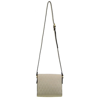 Crossbody Bag Bone / Leather PC 3794 BONE Pierre Cardin Leather Diamond Embossed Cross Body Bag in Bone