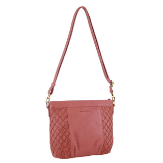 Crossbody bag Marsala / Leather PC 3687 MARSALA Pierre Cardin Leather Embossed Crossbody Bag in Marsala