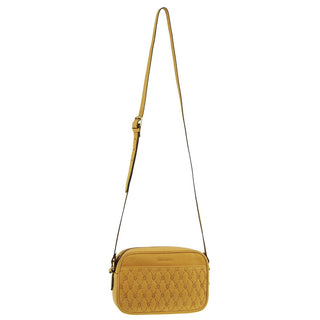 Crossbody Bag Mustard / Leather PC 3788 MUST Pierre Cardin leather Embossed Design Crossbody Bag in Mustard