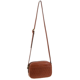 Crossbody Bag Tan / Leather PC 3788 TAN Pierre Cardin leather Embossed Design Crossbody Bag in Tan