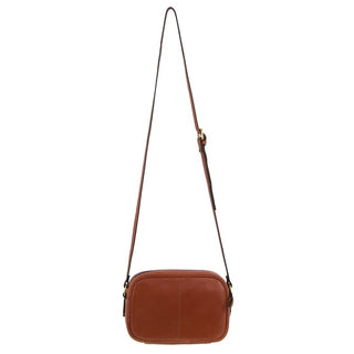 Crossbody Bag Tan / Leather PC 3788 TAN Pierre Cardin leather Embossed Design Crossbody Bag in Tan