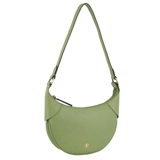 Shoulder Bag Jade / Leather PC 3781 JADE Pierre Cardin Leather Ladies Crescent Shoulder Bag in Jade