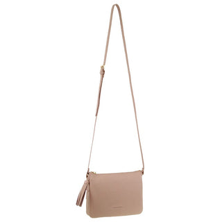 Crossbody bag Nude / Leather PC 3656 NUDE Pierre Cardin Leather Ladies Crossbody Bag in Nude