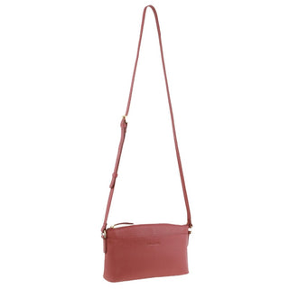 Crossbody bag Rose / Leather PC 3656 ROSE Pierre Cardin Leather Ladies Crossbody Bag in Rose