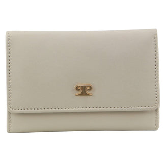 Tri-Fold Wallet Bone / Leather PC 3772 BONE Pierre Cardin Leather Ladies Large Tri-Fold Wallet in Bone