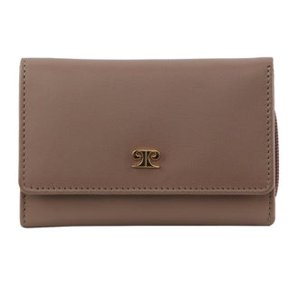 Tri-Fold Wallet Taupe / Leather PC 3772 TAU Pierre Cardin Leather Ladies Large Tri-Fold Wallet in Taupe