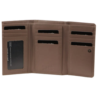 Tri-Fold Wallet Taupe / Leather PC 3772 TAU Pierre Cardin Leather Ladies Large Tri-Fold Wallet in Taupe