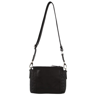 Crossbody bag Black / Leather PC 3684 BLK Pierre Cardin Leather Ladies Square Crossbody Bag in Black