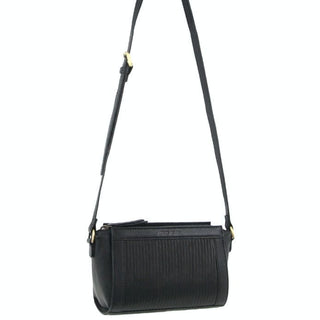 Crossbody bag Black / Leather PC 3661 BLK Pierre Cardin Leather Pleated Design Crossbody Bag in Black