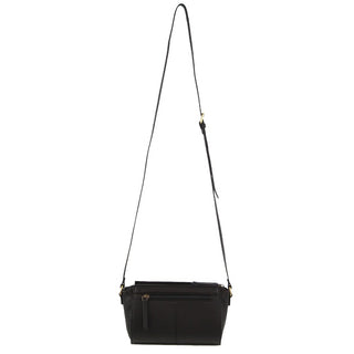 Crossbody bag Black / Leather PC 3661 BLK Pierre Cardin Leather Pleated Design Crossbody Bag in Black