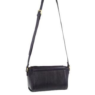 Crossbody bag Navy / Leather PC 3661 NAVY Pierre Cardin Leather Pleated Design Crossbody Bag in Navy