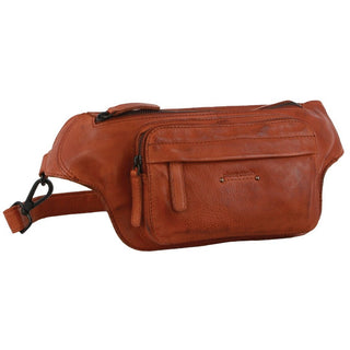 Belt Bag Cognac / Leather PC 3718 COGN Pierre Cardin Leather Rustic Belt Bag in Cognac