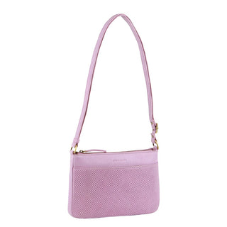 Crossbody Bag Pink / Leather PC 3806 PINK Pierre Cardin Leather Textured Crossbody Bag in Pink