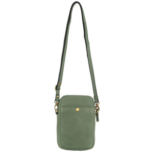 Phone Bag Sage / Leather PC 3791 SAGE Pierre Cardin leather Textured Design Phone Bag in Sage