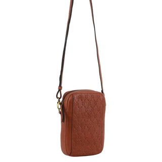 Phone Bag Tan / Leather PC 3791 TAN Pierre Cardin leather Textured Design Phone Bag in Tan