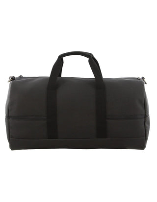 Overnight Bag Black / Vegan Leather POL 25 BLK Police Men's Wings Overnight Bag in Black